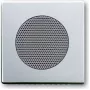 BUSCH JAEGER 8200-0-0080 - Aluminium - Silber - konventionell - Busch-Jaeger - Lautsprechereinsatz 8223 U - 63 mm - 63 mm