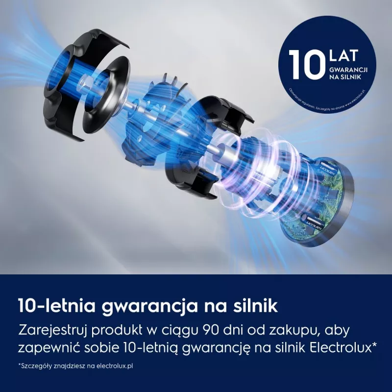 Electrolux EP82AB25UG Stielstaubsauger/Elektrobesen Akku Trocken Zyklonisch Beutellos 0,4 l 100 W Grau