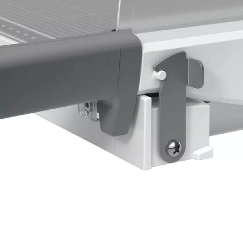 Leitz Precision Home Office Papierschneider A3, 10 Blatt, manuelle Klemme, Edelstahl, A3, 80 g/m², Stahl