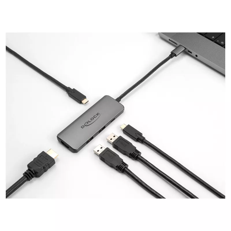 DeLOCK USB Type-C Dockingstation 8K HDMI USB PD 3.0 100 W