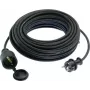 Verlängerungskabel AS Schwabe 60310 — 10 m, schwarz, Netzkabel