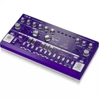 Bass-Synthesizer Behringer TD-3-GP Lila — analoge Basslinie mit eingebautem Sequenzer