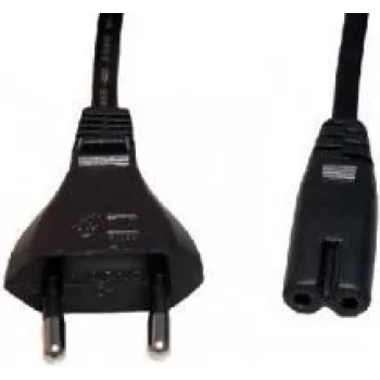 Netzkabel e+p NK 1 Schwarz 1,5 m CEE7/14 C8-Kupplung