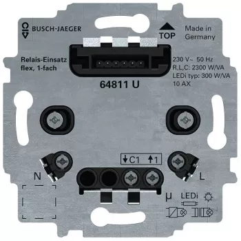 Busch-Jaeger Relais-Einsatz flex 64811 U (2CKA006800A3041)