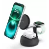 Indoor-Ladegerät Belkin UltraCharge Pro 25W Qi2 3-in-1 Magnetisches Ladegerät Charcoal