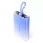 Powerbank Vention FHZL0 10000 mAh — 1×USB-A, 1×USB-C, 3 A, Blau