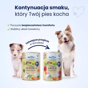 BALTICA regional flavours Puppy Rabbit with carrot - Nassfutter für Hunde - 400 g
