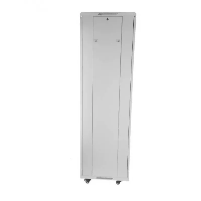SOMI Networks | 42U, 19 inch Freestanding Cabinet | 42U-80/100NACP | Grau | Maximale Last 800 kg; Abnehmbare und abschließbare Seitenwände; perforierte Metalltüren; unmontiert | Tiefe: 100 cm