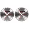 Diamanttrennscheiben-Set für Winkelschleifer EINHELL 230×22,23×1,8 mm, Turbokranz, 2 Stück