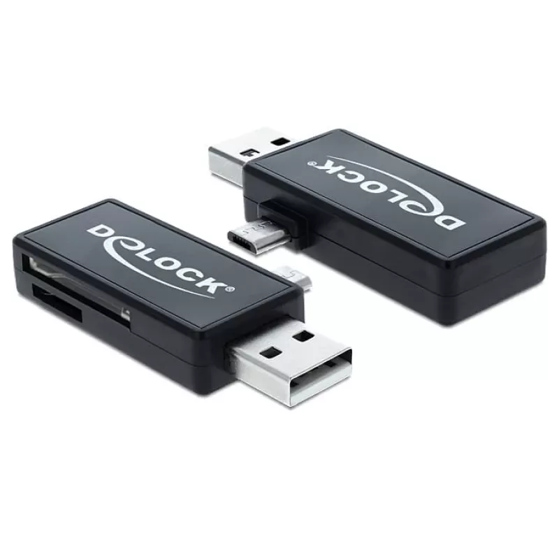 Kartenleser DeLOCK 91731 USB 2.0 Schwarz