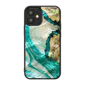 Schutzhülle iKins für Apple iPhone 12 mini — aqua agate