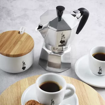 Bialetti Moka Express Moka-Kanne 0,06 L Aluminium, Schwarz