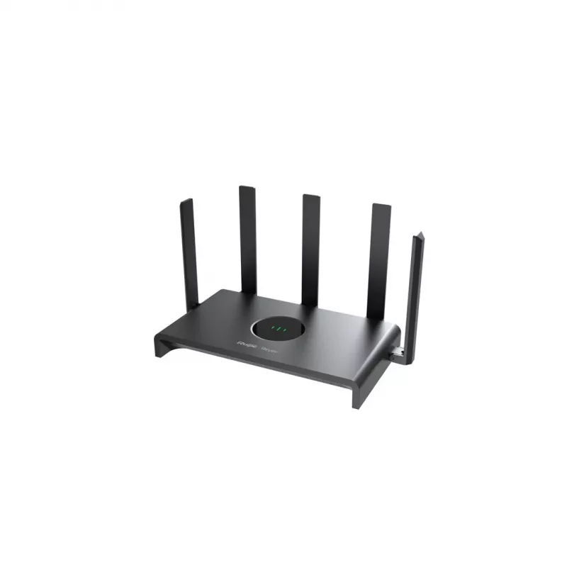 Tischrouter RUIJIE RG-EW1300G Dual-Band Wi‑Fi 5 1300 Mbit/s, MediaTek MT7621, 3x Gigabit-LAN, 5 externe Antennen