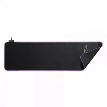 L33T Gaming 160406 Asar Bardagi XXL RGB Gaming-Mauspad, schnelle Oberfläche. 920 x 294 x 3 mm, Schwarz