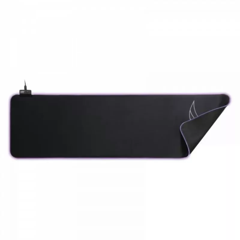 L33T Gaming 160406 Asar Bardagi XXL RGB Gaming-Mauspad, schnelle Oberfläche. 920 x 294 x 3 mm, Schwarz