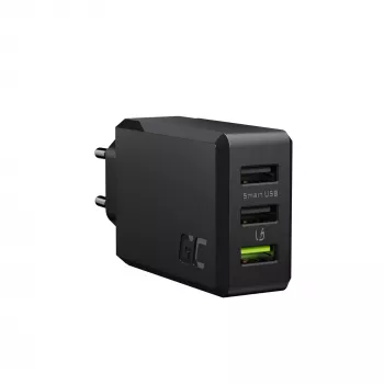 Green Cell CHARGC03 Ladegerät für Mobilgeräte Schwarz Innenbereich