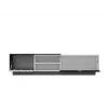 Cama TV-Schrank SIGMA1 180 weiß/schwarz glänzend