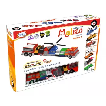 Fahrzeugset Popular Playthings Magnetic Mix or Match