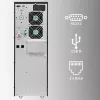 Qoltec 52284 USV unterbrechungsfreie Stromversorgung | 10kVA | 10000W | Leistungsfaktor 1,0 | LCD | EPO | USB | Online