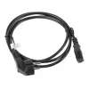 Netzkabel LANBERG CA-C13C-11CC-0018-BK — 1,8 m, C13-Kupplung auf CEE7/7, abgewinkelt C13