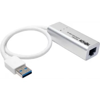 Tripp Lite U336-000-GB-AL USB 3.0 SuperSpeed zu Gigabit-Ethernet-NIC Netzwerkadapter - 10/100/1000 - Plug-and-Play - Aluminium (U336-000-GB-AL)