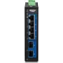 Industrieller 6-Port 2,5G DIN-Schienen-Switch TRENDnet TI-G5062 mit Metallgehäuse