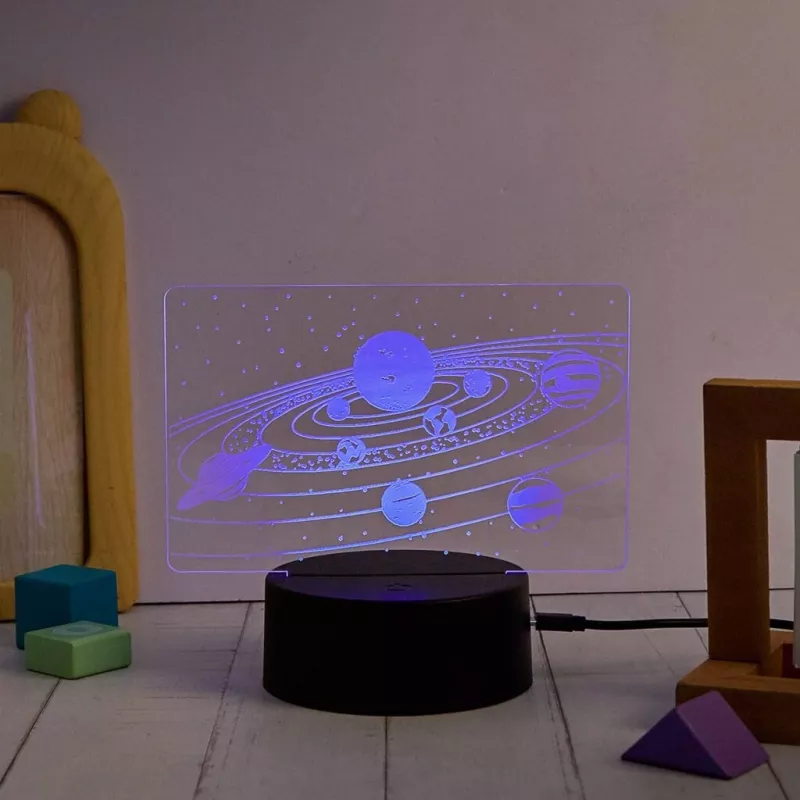 Manta SNL118RGB RGB 3D dekorative LED-Lampe