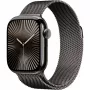 APPLE Watch Series 10 GPS + Cellular 42mm Titan Gehäuse in Schiefer mit Milanese Loop in Schiefer