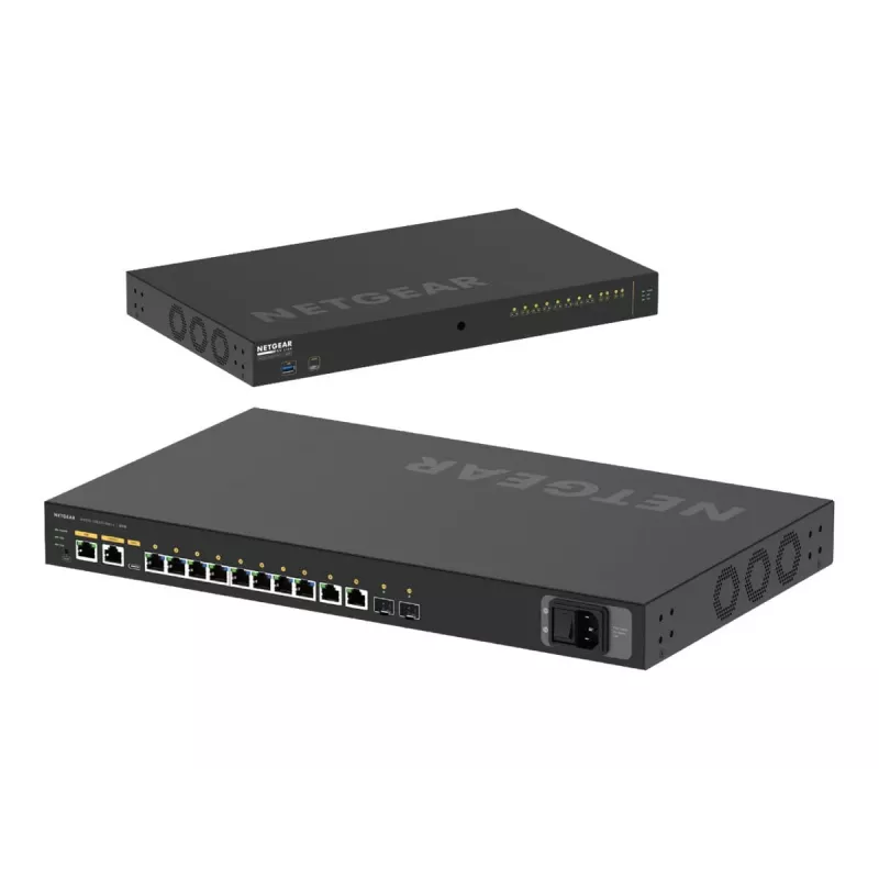 NETGEAR M4250-10G2XF-PoE++ Managed L2/L3 Gigabit Ethernet (10/100/1000) Power over Ethernet (PoE) 1U Schwarz