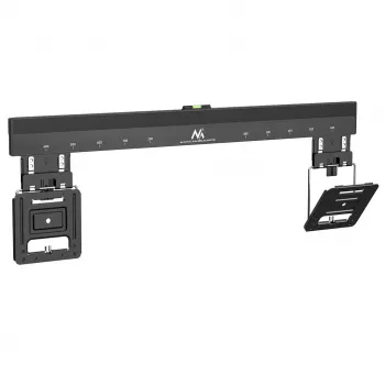 Maclean MC-481 Ultra-Flach-Slim-TV-Wandhalterung für 37-80 Zoll flache und gebogene Fernseher, max. 75 kg, VESA 600x400, universelle TV-Halterung