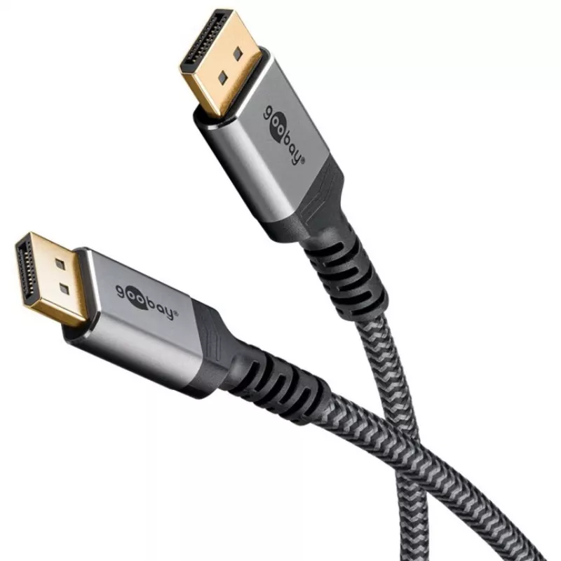 Pro Displayport 1.4 Sleeved - Kabel Wywietlacza - 3 m - Schwarz
