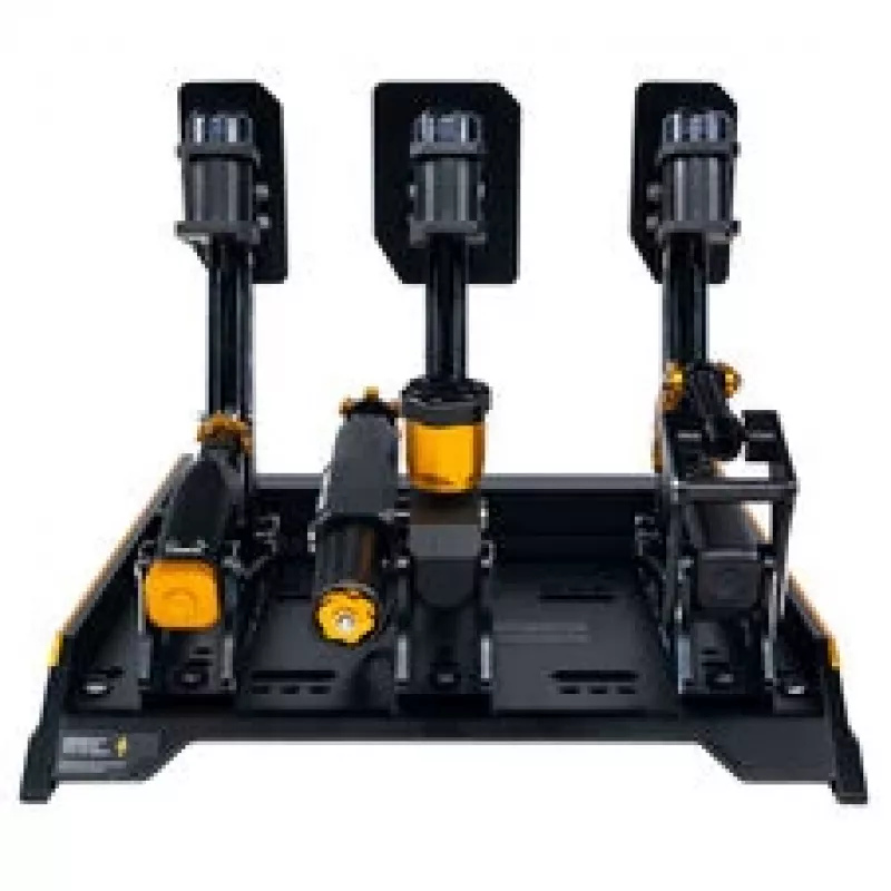CONSPIT CPP EVO 3 V2 Pedalset mit hydraulischem Bremszylinder und Kupplung - Schwarz