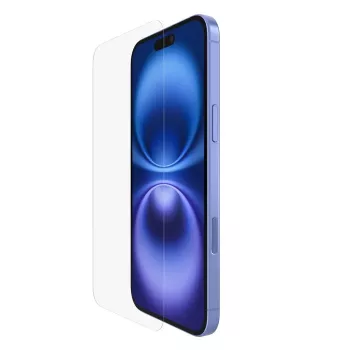 Bildschirmschutz Belkin ScreenForce für iPhone 16 Plus antibakteriell gehärtetes Glas
