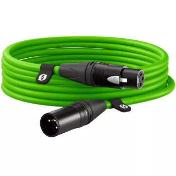 Premium XLR-Kabel XLR6M-G grün (Hellgrün, 6 Meter)