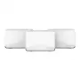 Mesh-System MERCUSYS Halo H27BE (3er-Pack) Dualband 2,4/5 GHz Wi‑Fi 6, 3568 Mbit/s insgesamt, 3x LAN-Ports, interne Antennen, weiß