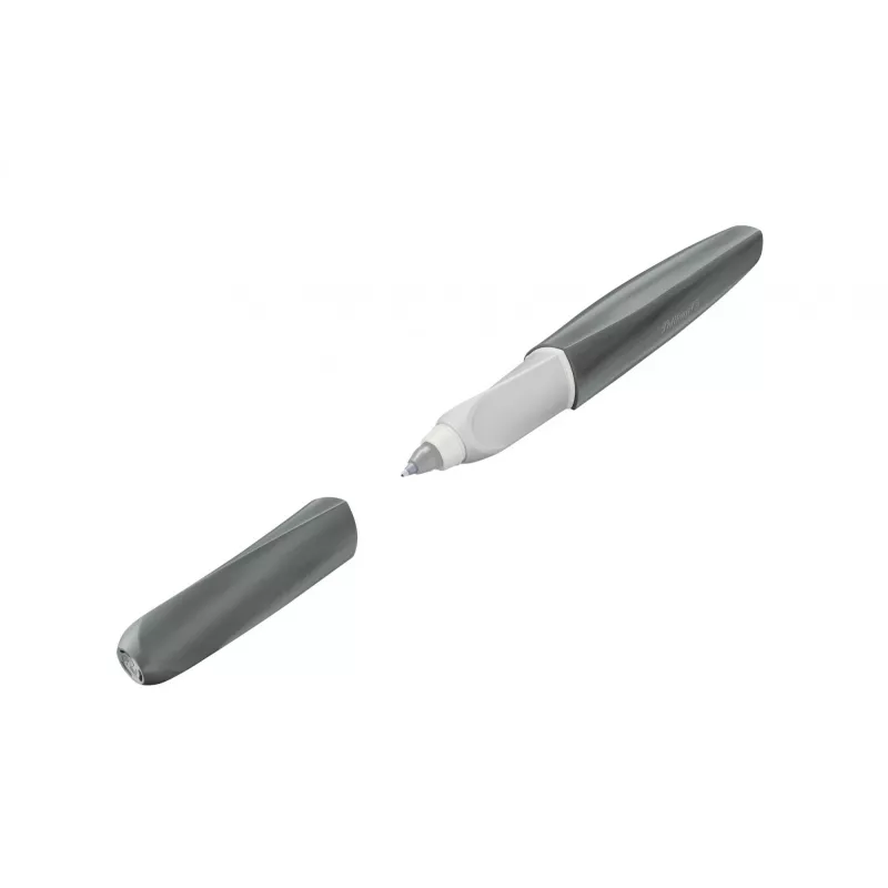 Stick Pen Pelikan Twist eco Blau-Grau – komfortables, weiches Schreiben
