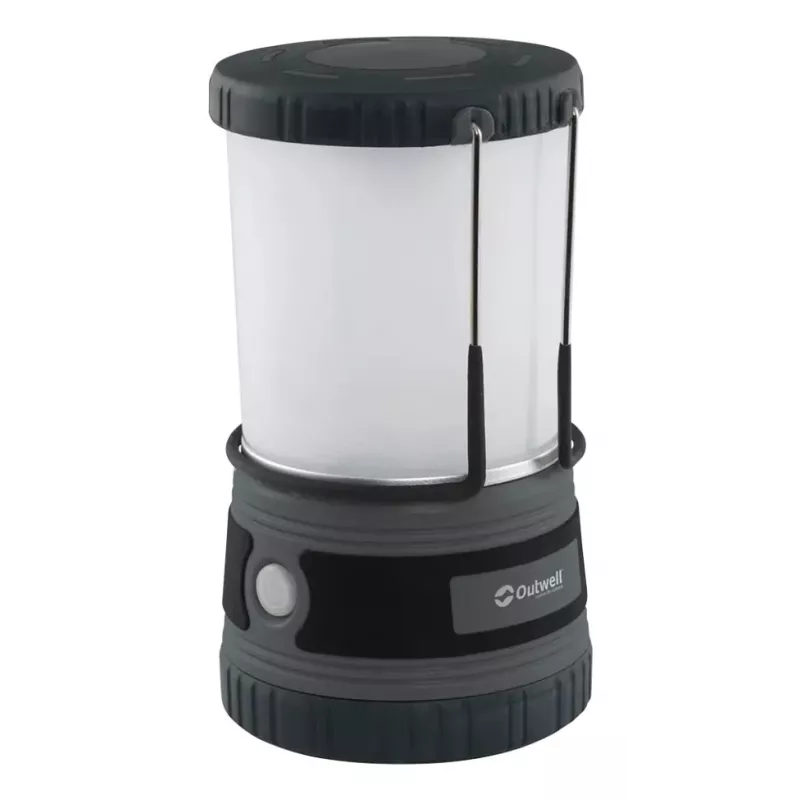 USB-betriebene Campinglaterne Outwell Carnelian DC 1000, LED 1000 lm, 2700 K, Li‑Ion, ABS/Aluminium, 115×115×200 mm