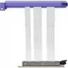 PCIe 5.0 Hyper Riser-Kabel von HYTE, Modell ACC-HYTE-PCIE50-TM, 20 cm, lila/weiß
