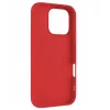 Rückabdeckung FIXED für Apple iPhone 16 Pro, gummierte Oberfläche, rot
