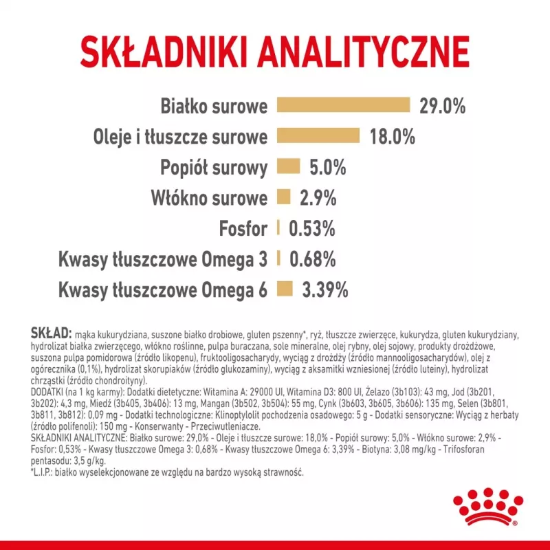 Trockenfutter für Hunde Royal Canin Yorkshire Terrier 8+ 1,5 kg — Geflügel, Senior kleine Rasse, 29 % Protein, 18 % Fett