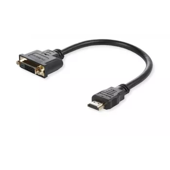 Microconnect HDMDVI15CM Videokabel-Adapter 0,15 m HDMI Typ A (Standard) DVI-D Schwarz