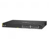HPE Aruba Networking CX 6100 24G Class4 PoE 4SFP+ 370W Managed L3 Gigabit Ethernet (10/100/1000) Power over Ethernet (PoE) 1U Schwarz
