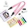 Xblitz FLASH PINK Sofortbildkamera mit Thermodrucker für Kinder