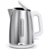 Braun WK 1500 elektrischer Wasserkocher 1,7 L 2200 W Edelstahl, Weiß