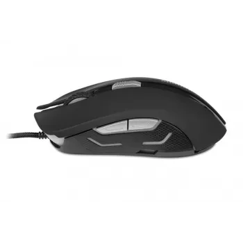 iBox Aurora A-1 IMOGS9031 kabelgebundene optische Gaming-Maus, 2400 DPI, USB Typ-A, RGB, Rechtshänder, schwarz