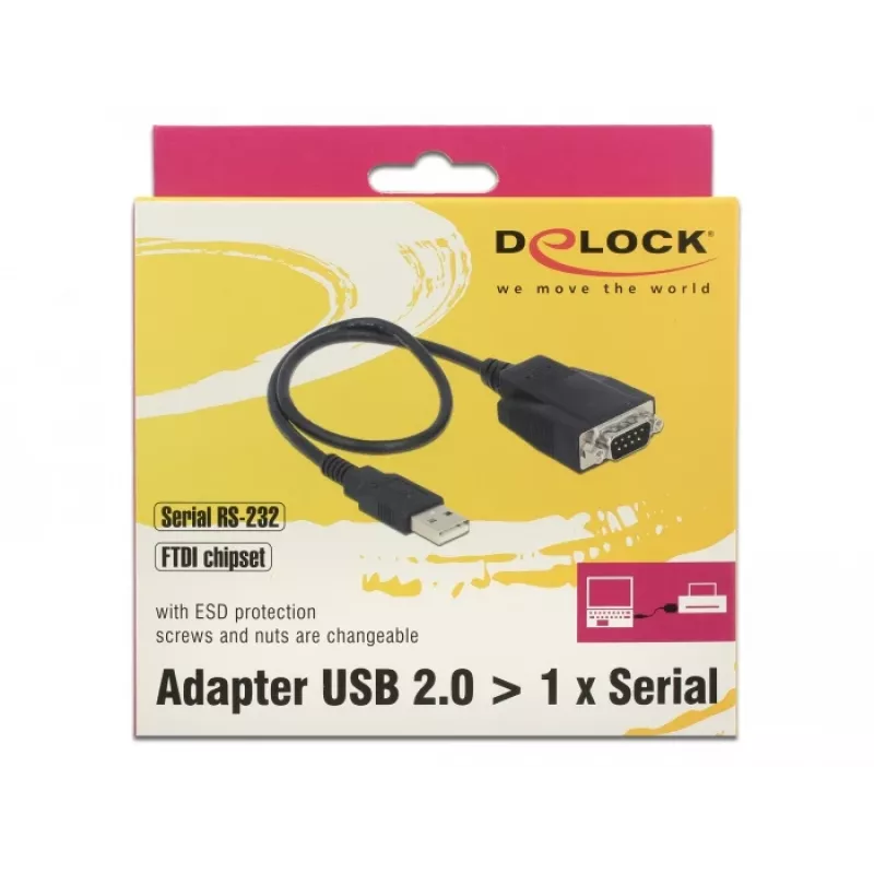 Laptop Dock DeLOCK 62958 USB Typ-A Schwarz
