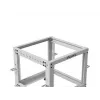 Rack 19 9U 600x600-1100 verstellbar grau