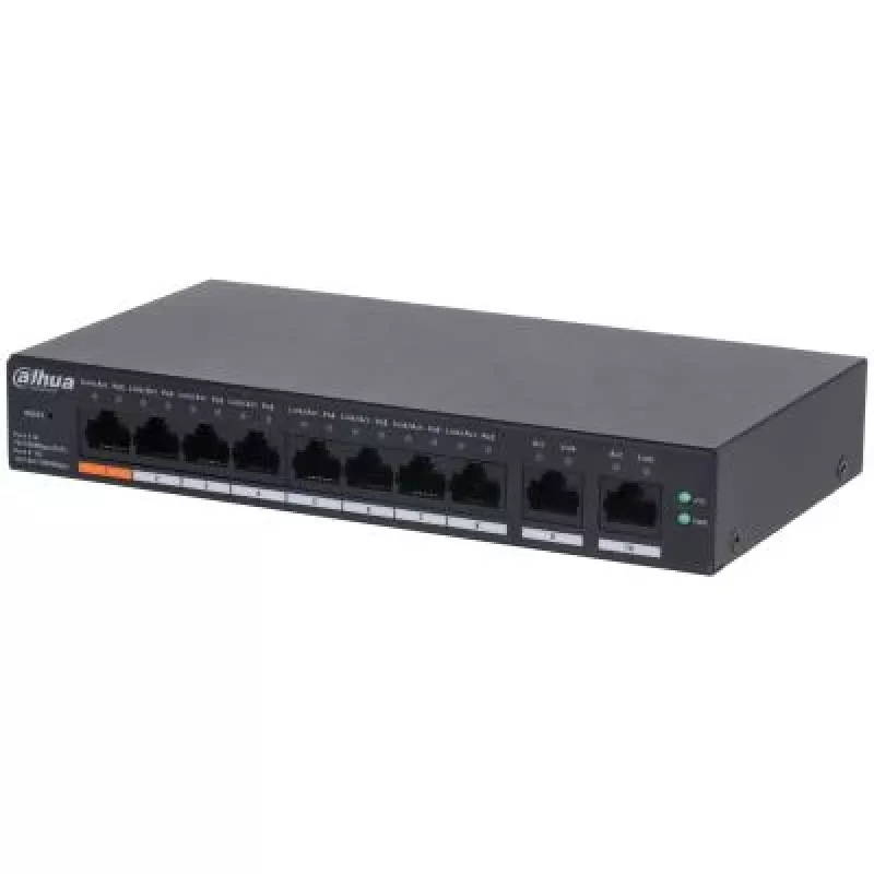 Dahua Technology DH-CS4010-8ET-60 Netzwerk-Switch Managed L2 Fast Ethernet (10/100) Power over Ethernet (PoE) Schwarz