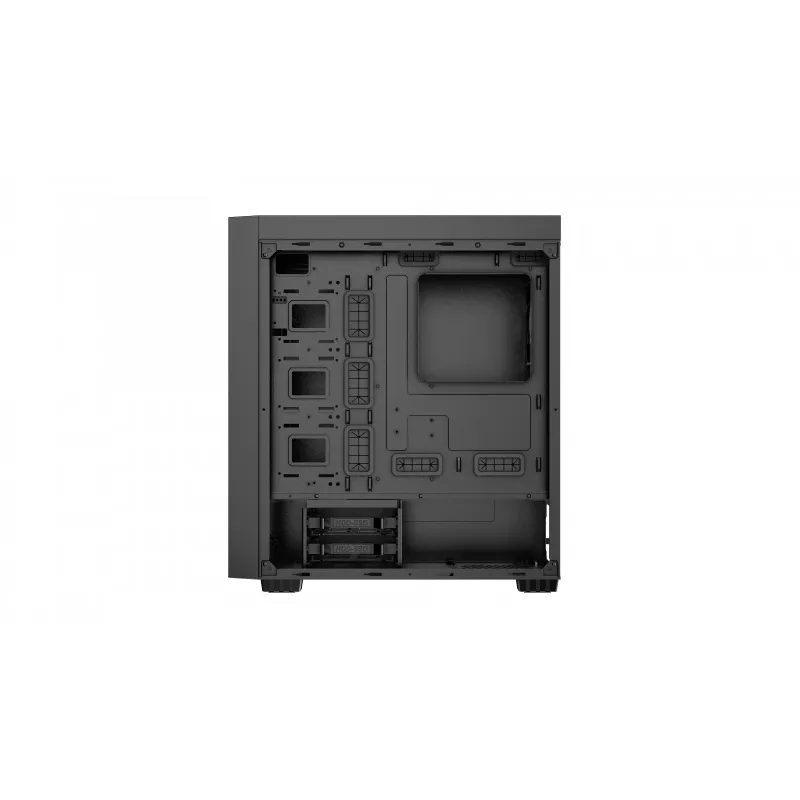Gembird Fornax K500 ATX Computergehäuse, Midi-Tower, Schwarz