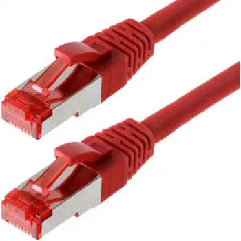 Netzwerkkabel Helos CAT6 S/FTP (PIMF) 3m Rot